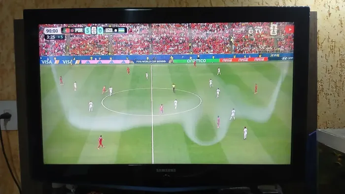 Tv Samsung 42 imagem com mancha