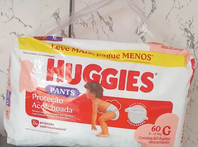 Fralda Huggies Shortinho G 60 unidades