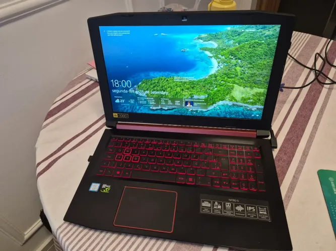 Notebook acer nitro 5 an515-51 nvidia gtx 1051. 1 tb HD e 32 GB memoria