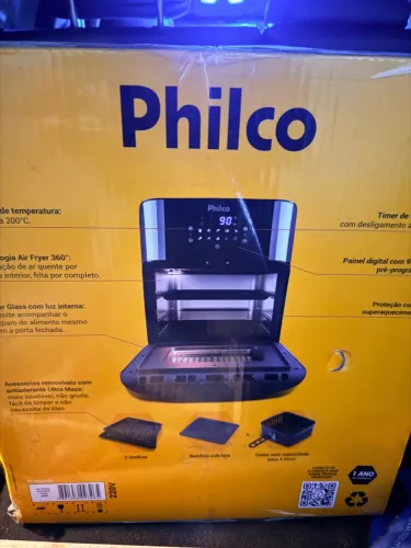 Fritadeira Air Fryer 12L Philco Lacrada