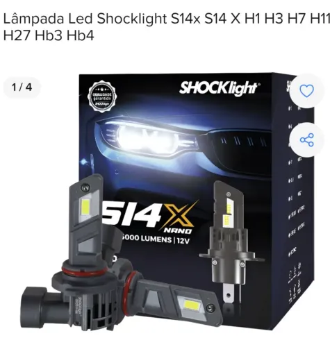 Vendo lâmpada Led padrão HB3 R$ 99,90