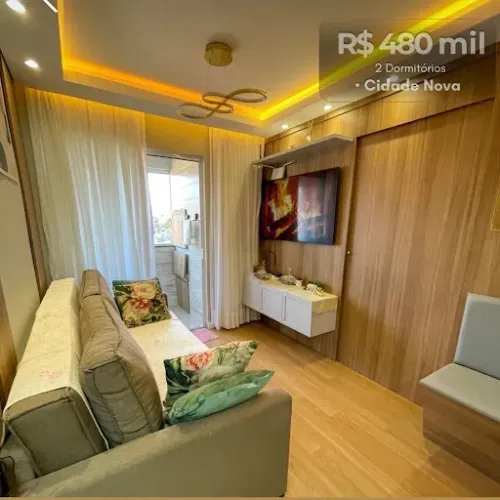 Apartamento com 2 dormitórios à venda, 58 m² por R$ 480.000,00 - Cidade Nova - Itajaí/SC