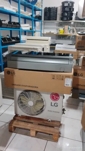 Ar condicionado Split LG inverter V LG 12.000 BTUs quente e frio 220V gás 410 ecológico