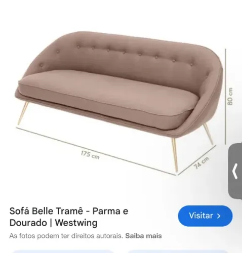 Sofa pé palito