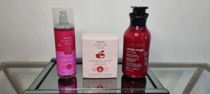 kit o boticário linha cuide-bem + nativa spa