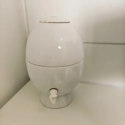 Filtro De Porcelana Retrô Vintage Oval Usado