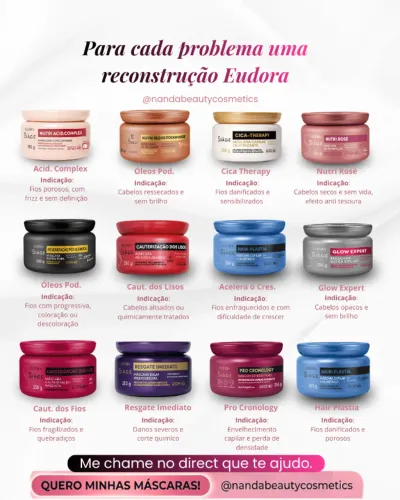 Máscara Boa para Cabelo com Química e Descoloração
