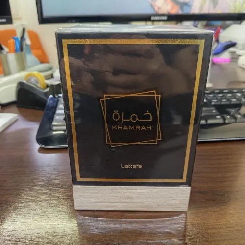 perfume khamrah lattafa masculino árabe