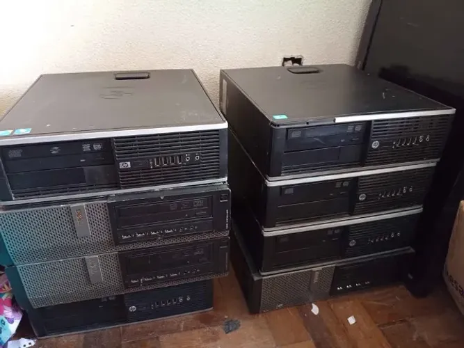 Lote de Computadores Dell e HP valores na descrição do anúncio