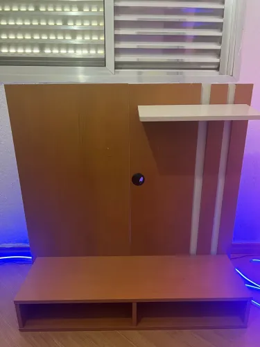 Painel Home Para Televisão Tv Quarto Sala Ate 40 Freijó