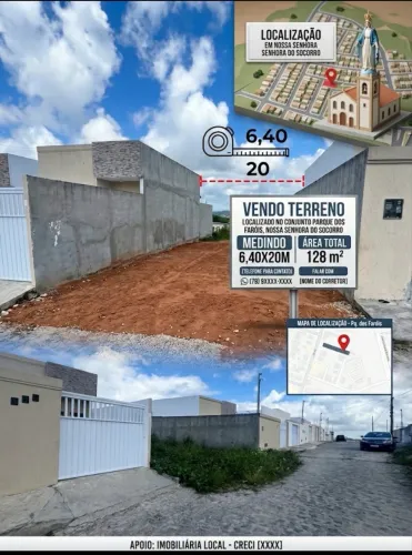TERRENO PARQUE DOS FARÓIS/ aceito trocar em carro ou moto