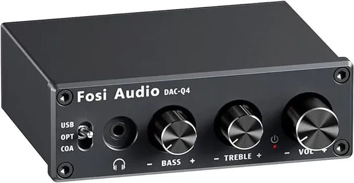 Fosi Audio Q4 - DAC e Amplificador Fone de Ouvido