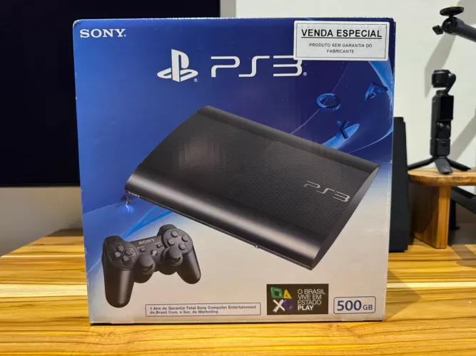 PlayStation 3 Super Slim NOVO LACRADO NA CAIXA
