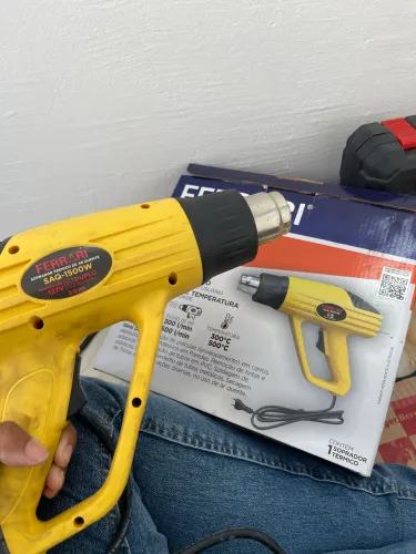 Soprador Térmico Ferrari 1500W Semi Novo com Caixa