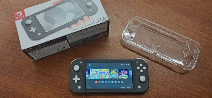 Nintendo Switch Lite Cinza (Desbloqueado)