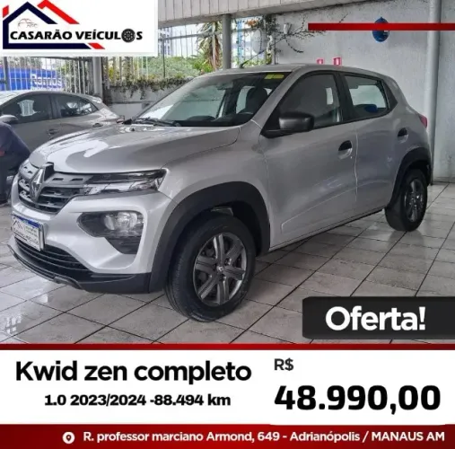 Renault Kwid Zen 1.0 Flex 12V 5P Mec. 2024