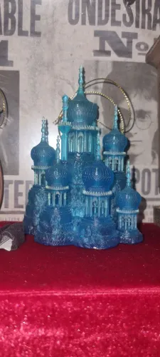Castelo de gelo do baile acende Harry potter by arthur bandeira ornamento Natal 2024
