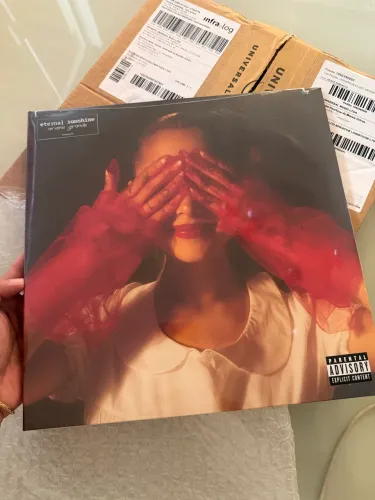 Ariana Grande Eternal Sunshine Vinil Vermelho Lacrado Importado