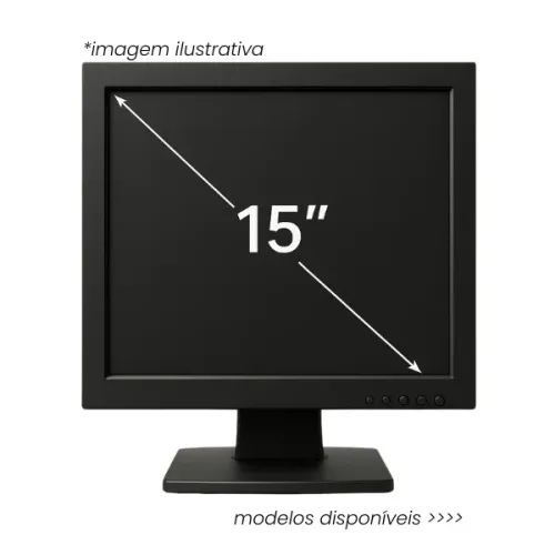 Monitor de 15 Polegadas