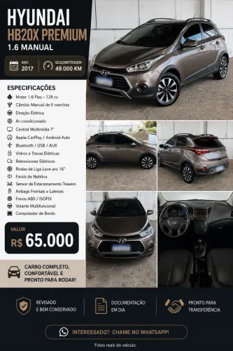 Hyundai HB20X Style 1.6 Flex 16V Mec. 2019