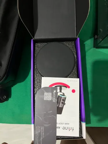 Microfone de mesa fifine