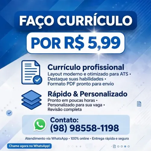 Currículo por 5,99