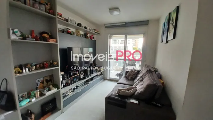 Brooklin, Apartamento com 54mts, 2 quartos, 1 vaga, prédio com lazer completo, a 500 metro