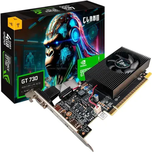 Pode de vídeo GTX 730 4gb DDR3