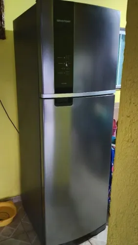 Geladeira Brastemp inox