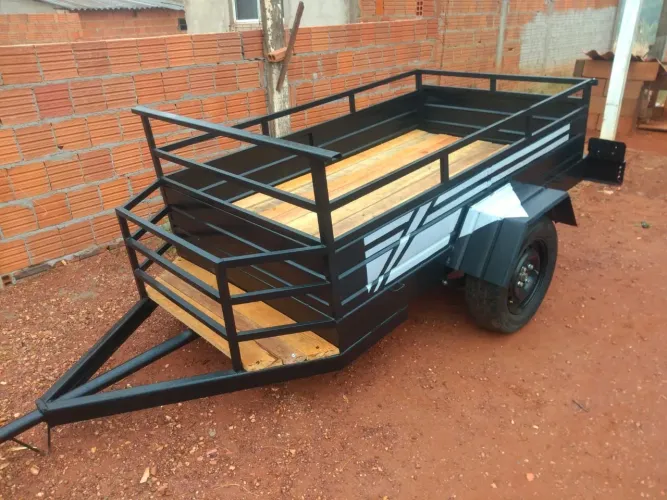 Carretinha nova cor preta