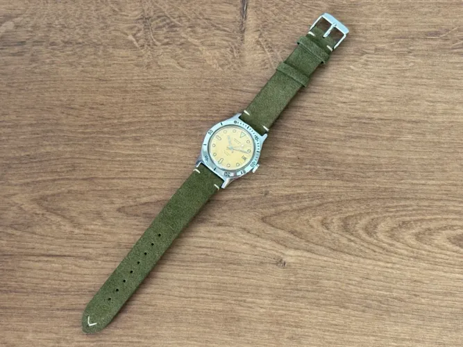 Relógio Suíço Aquastar Geneve Automático 1701 Skin Diver 200 metros 