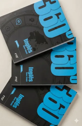 Coleção Inglês FTD 360° - 6 Livros (Estado de Usado Conservado)
