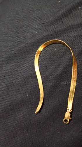 Pulseira folheada a ouro