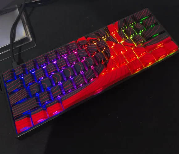 Teclado Mecânico Gamer Aula Win60 He Max Switch Magnético