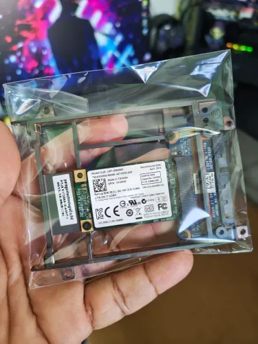 SSD mSata, 256 gigas com adaptador sata