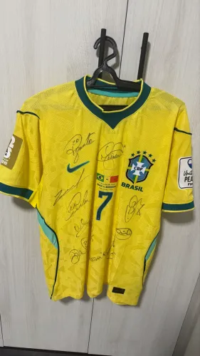 Camisa do jogo do Brasil e Marrocos para colecionador
