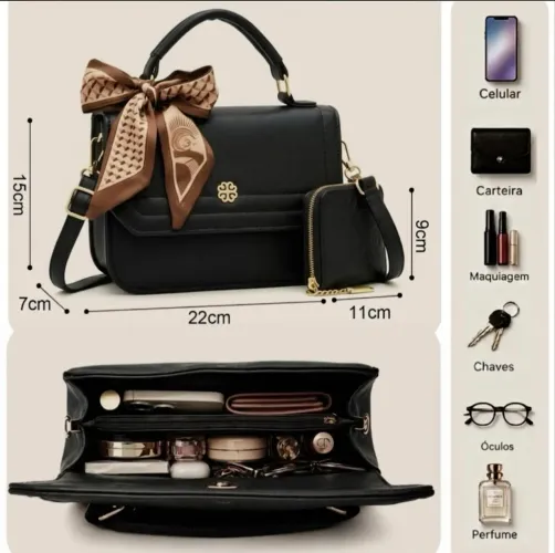 Bolsa Preta luxo
