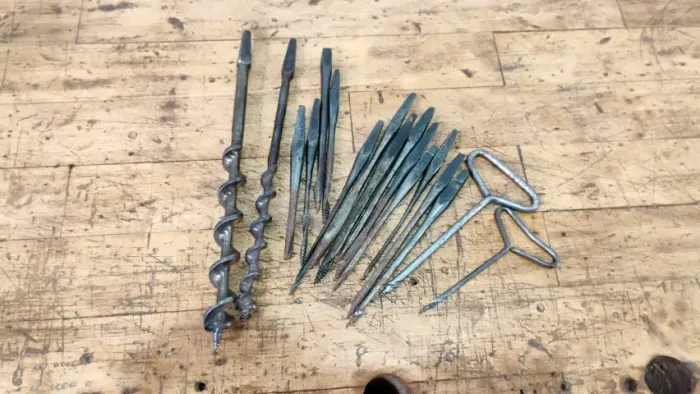 Conjunto c/ 17 Brocas Antigas de Furadeira