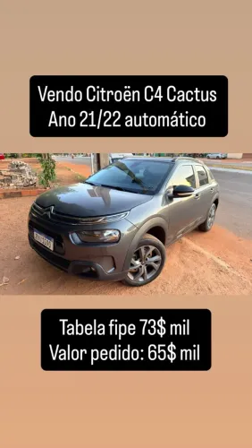 Citroen C4 Cactus Feel Pack 1.6 16V Flex AUT 2022