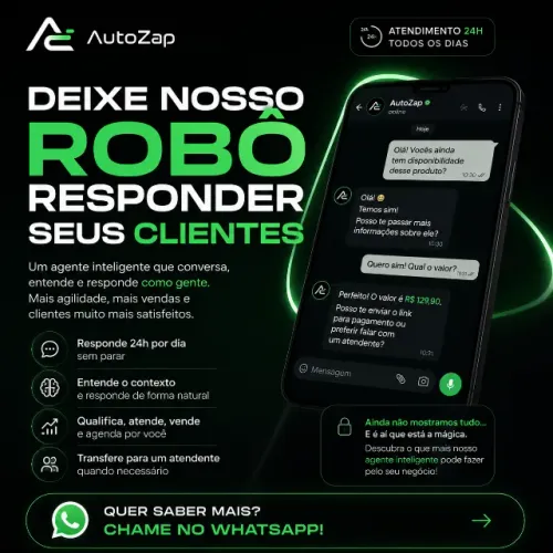 Seu WhatsApp Respondendo Clientes Mesmo Enquanto Você Dorme