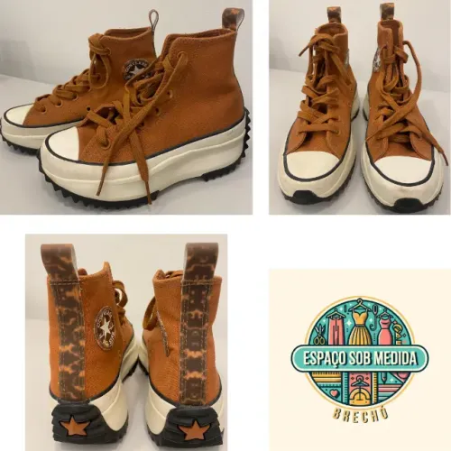 Tênis Converse Run Star Hike cano alto tortoise 