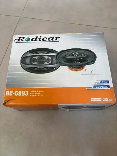 Par de Alto-Falantes 6x9 Rodicar RC-6993 2200W Max - Novo na Caixa
