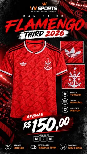 Camisa do Flamengo Third modelo Torcedor