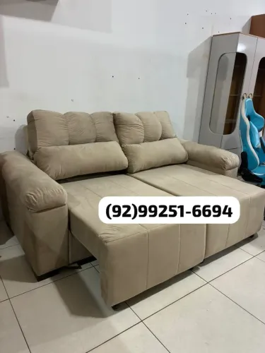 sofa retratil reclinavel 2 lugares