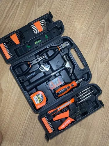 Kit de Ferramentas 129 Peças - Completo para Casa e Oficina