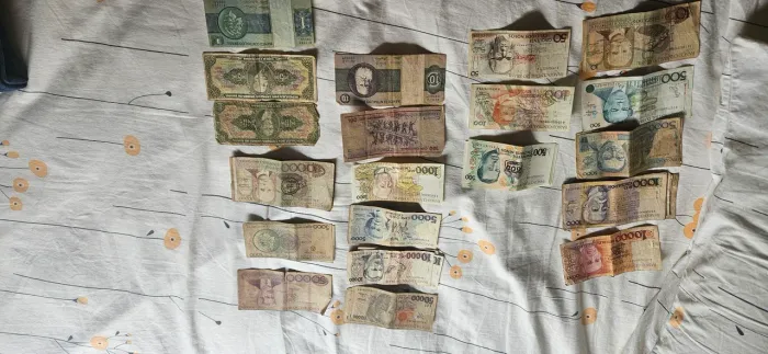 Cédulas antigas (cruzeiro, cruzado novo, cruzado, primeiro cruzeiro)