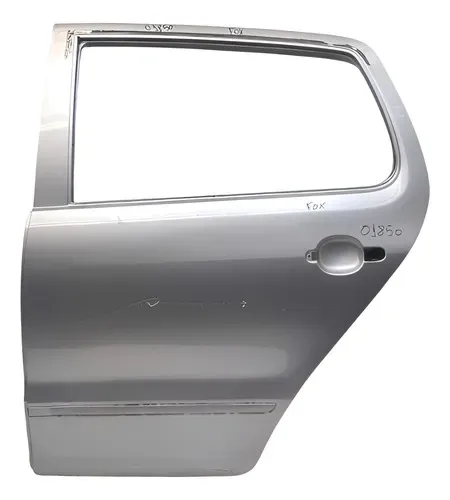 Porta Traseira Esquerda Prata Vw Fox 2010 2014 001850