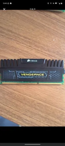 Memória ram 16gb duas unidades DDR3 Corsair