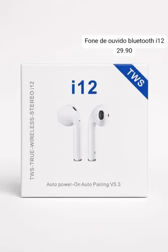 Fone bluetooth i12