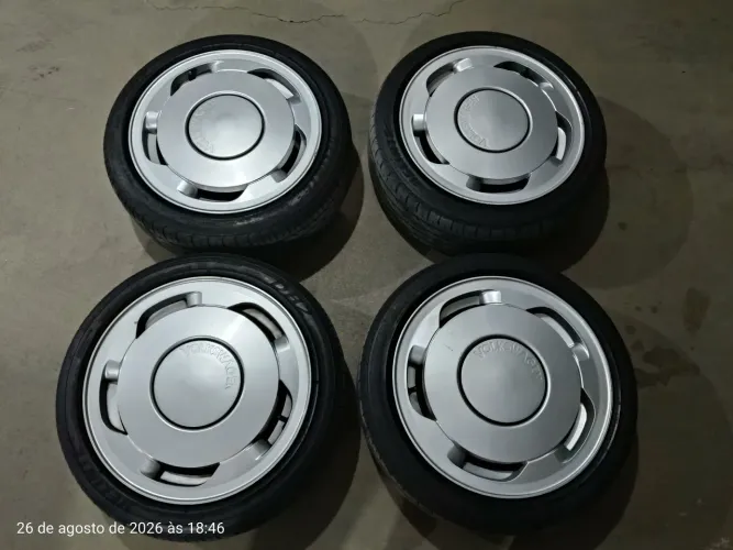 Jogo de rodas orbital, com pneus delinte